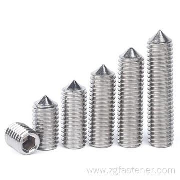 DIN914 Stainless steel Hex socket set screws M2-M20